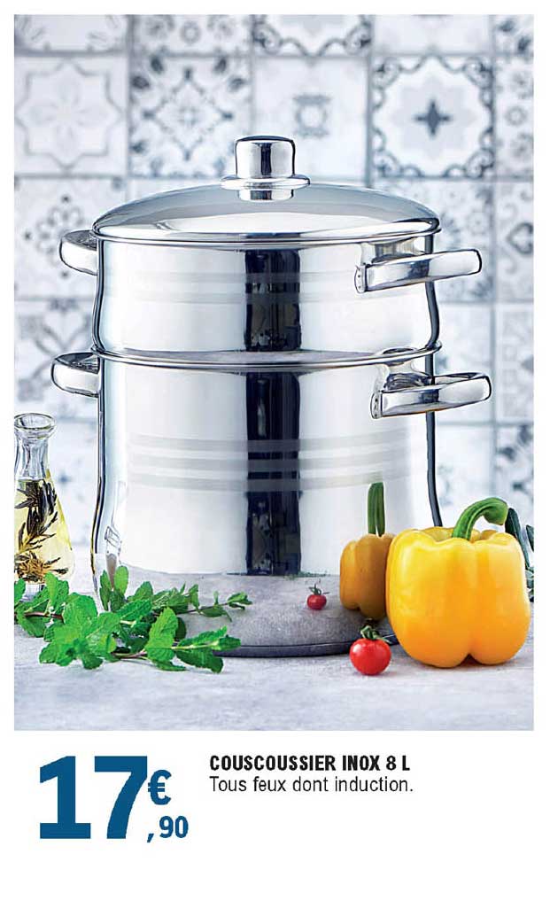 Couscoussier Inox 8 L