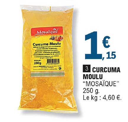 Curcuma Moulu "mosaïque"