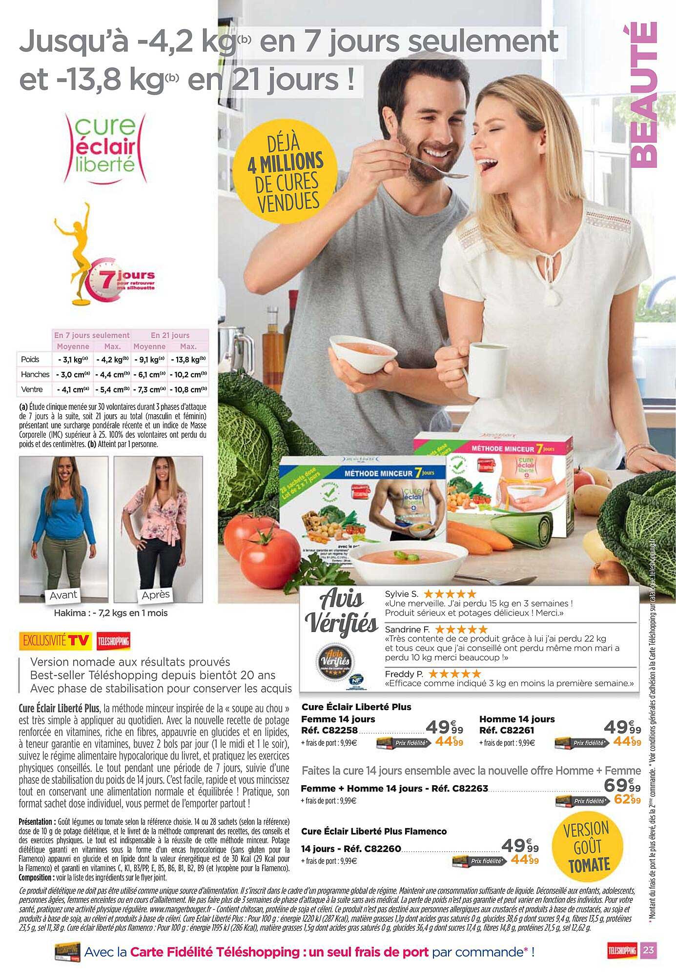 cure éclair liberté plus