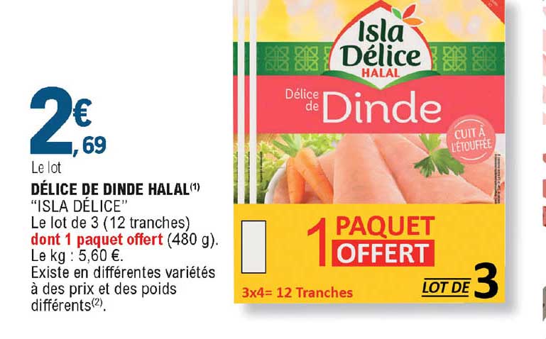 Délice De Dinde Halal "isla Délice"