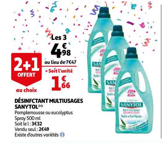 désinfectant multiusages sanytol