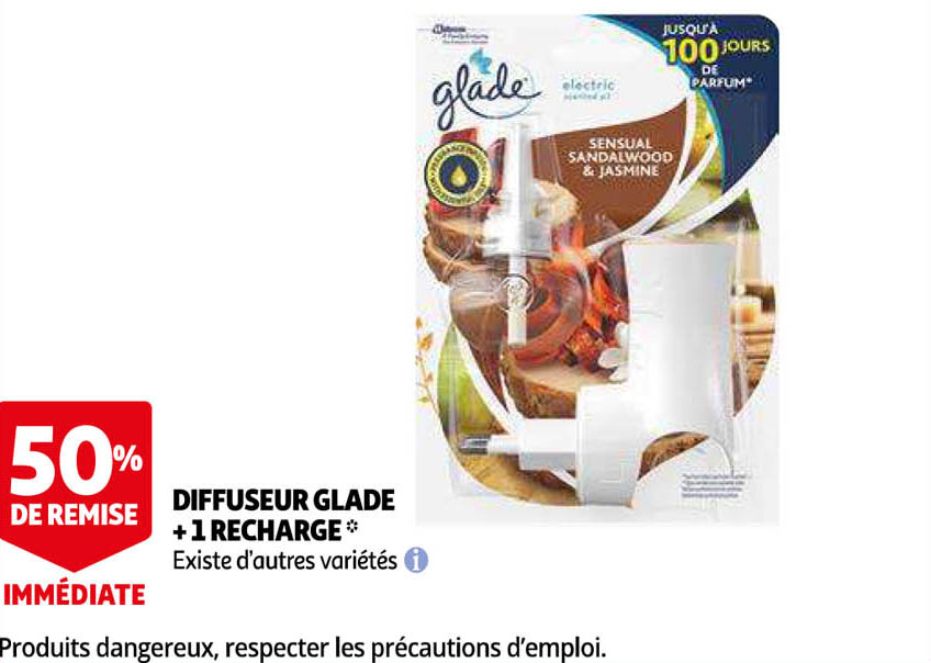 Diffuseur Glade + 1 Recharge