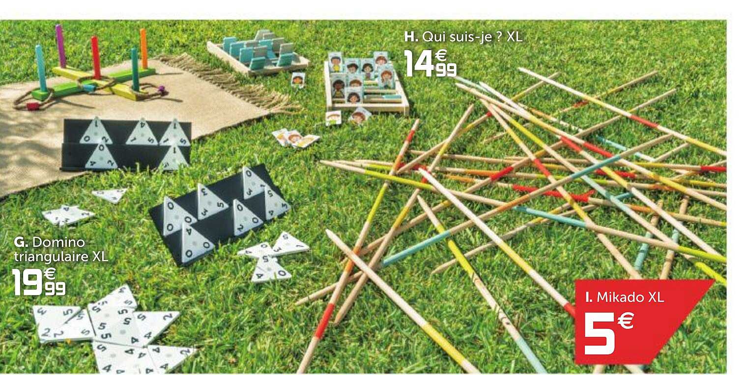 domino triangulaire xl, qui suis-je ? xl mikado xl