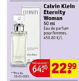eau de parfum pour femme calvin klein eternity woman