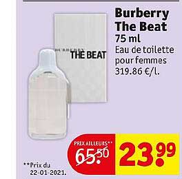 eau de toilette pour femmes burberry the beat