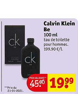 Eau De Toilette Pour Homme Calvin Klein Be