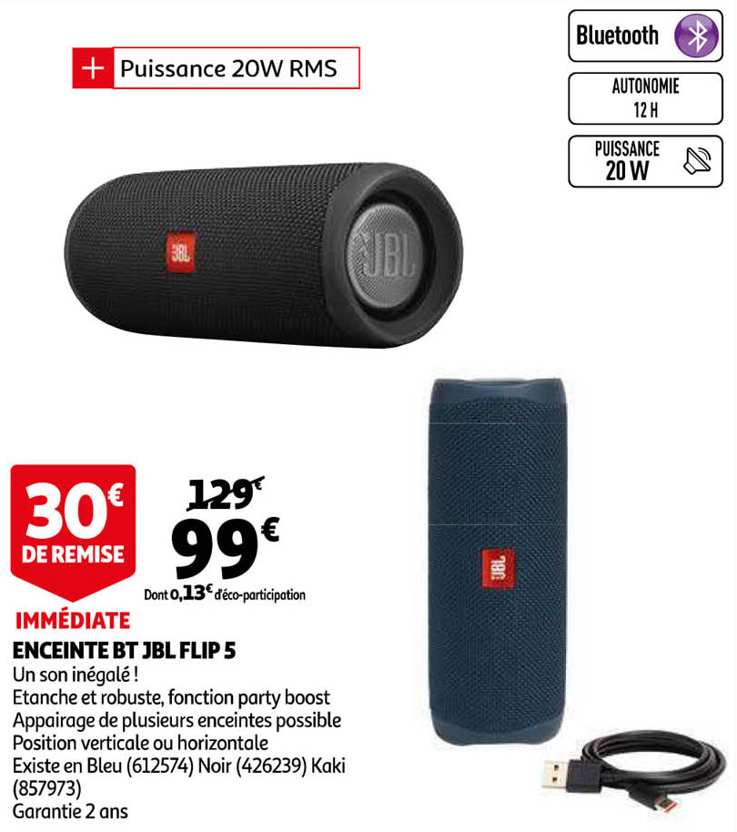 enceinte bt jbl flip 5