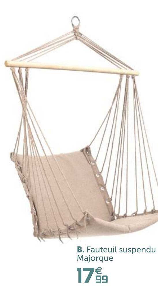 fauteuil suspendu majorque