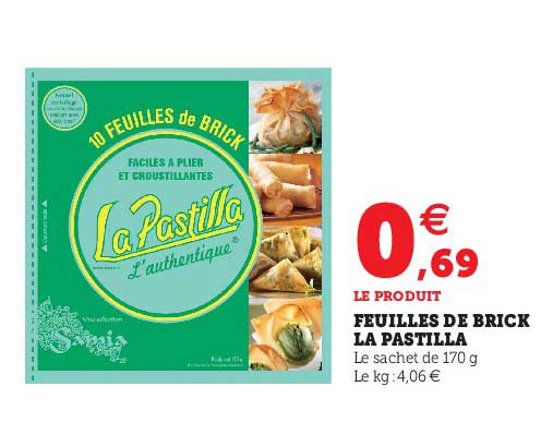 feuilles de brick la pastilla