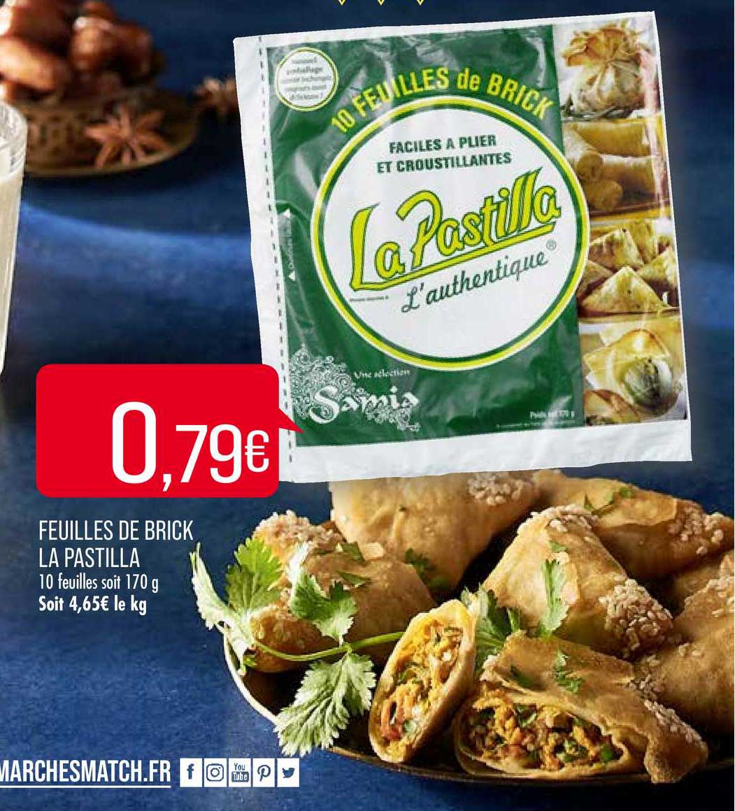 feuilles de brick la pastilla