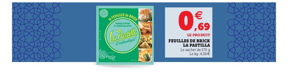 feuilles de brick la pastilla