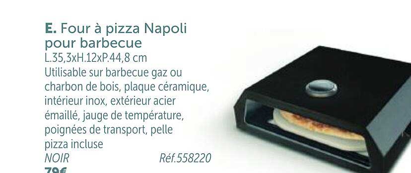 Four à Pizza Napoli Pour Barbecue