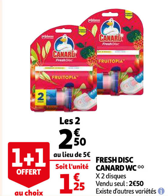 fresh disc canard wc