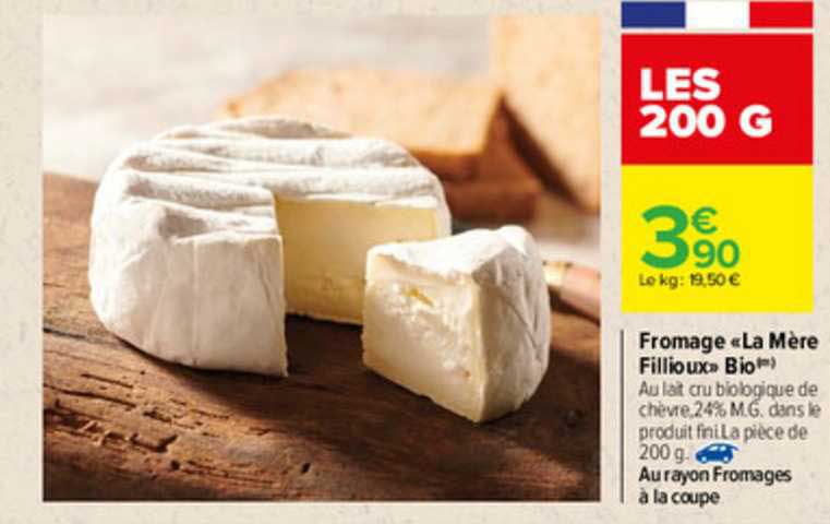 fromage «la mère fillioux» bio