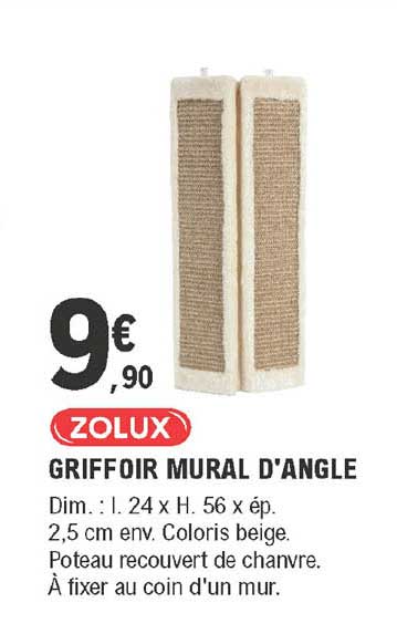 Griffoir Mural D'angle Zolux