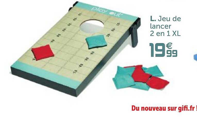 jeu de lancer 2 en 1 xl