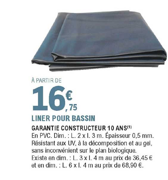 liner pour bassin