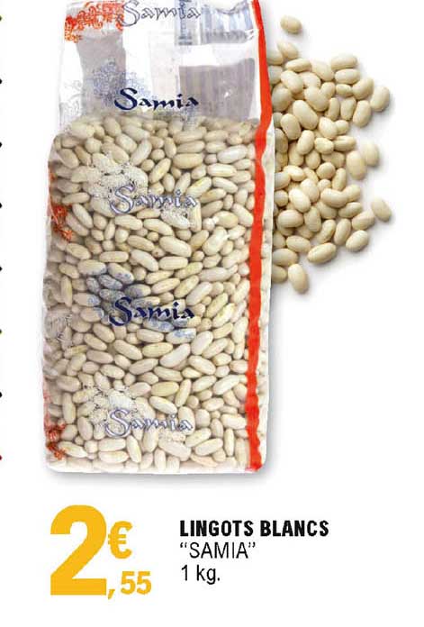 lingots blancs "samia"
