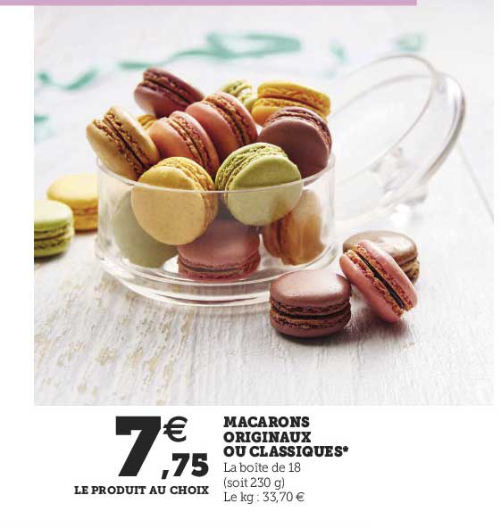macarons originaux ou classiques