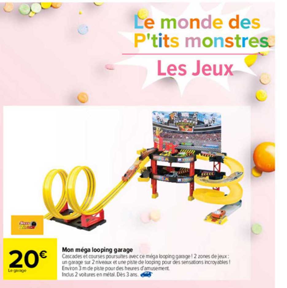 mon méga looping garage