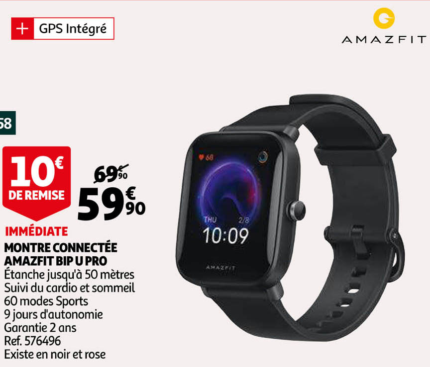 Montre Connectée Amazfit Bip U Pro