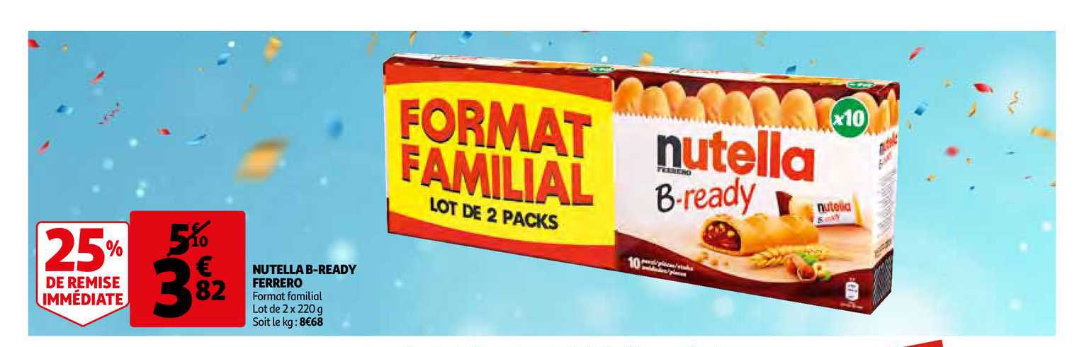 nutella b-ready ferrero