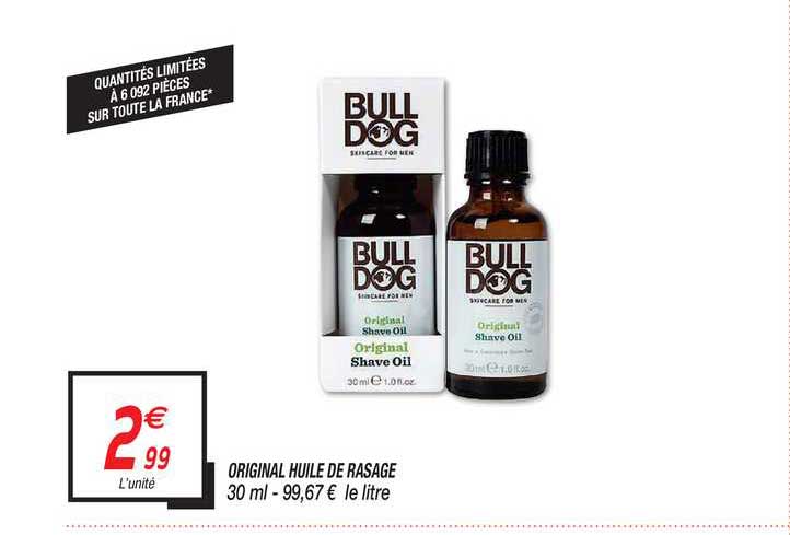 original huile de rasage bull dog