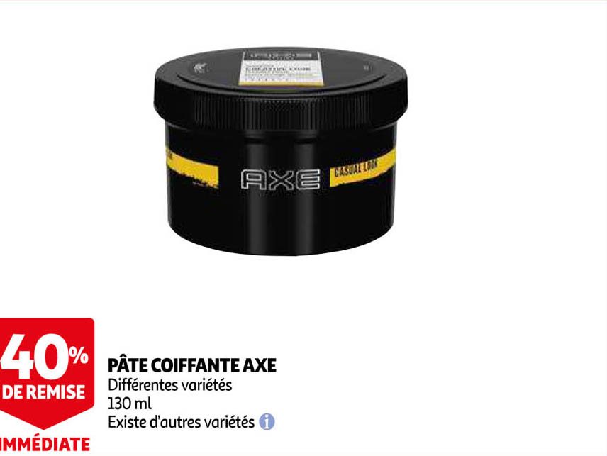 pâte coiffante axe