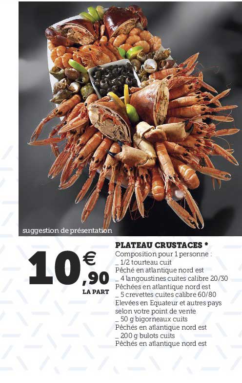 plateau crustacés