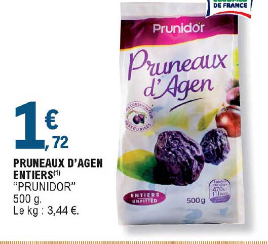 pruneaux d'agen entiers "prunidor"