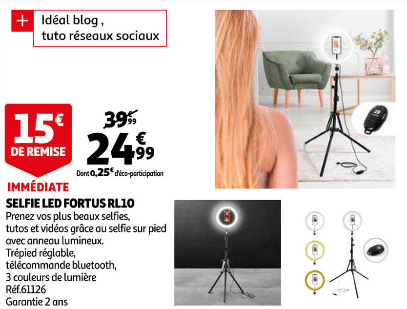 selfie led fortus rl10