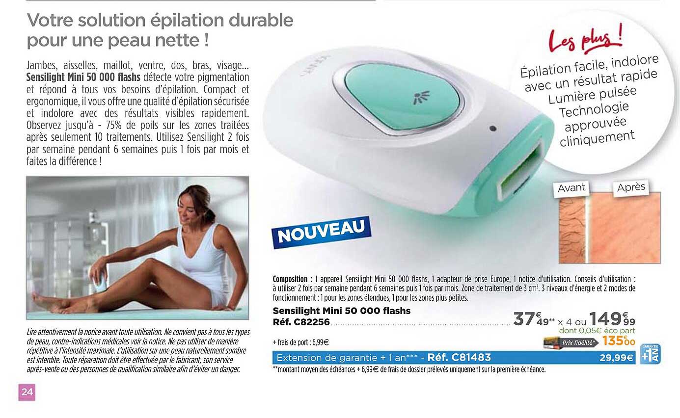 Sensilight Mini 50 000 Flashs