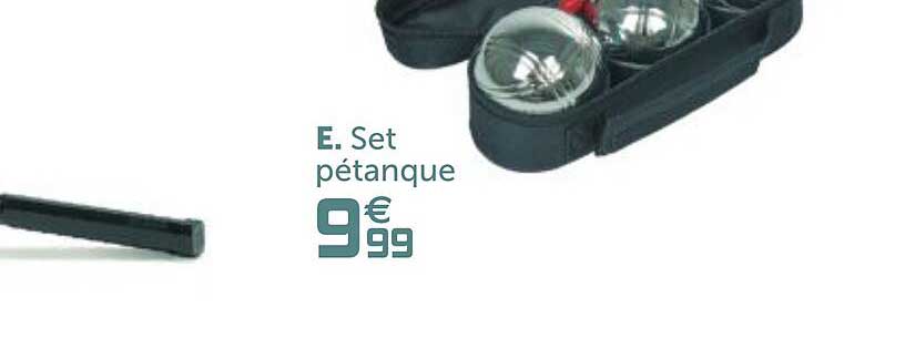 set pétanque
