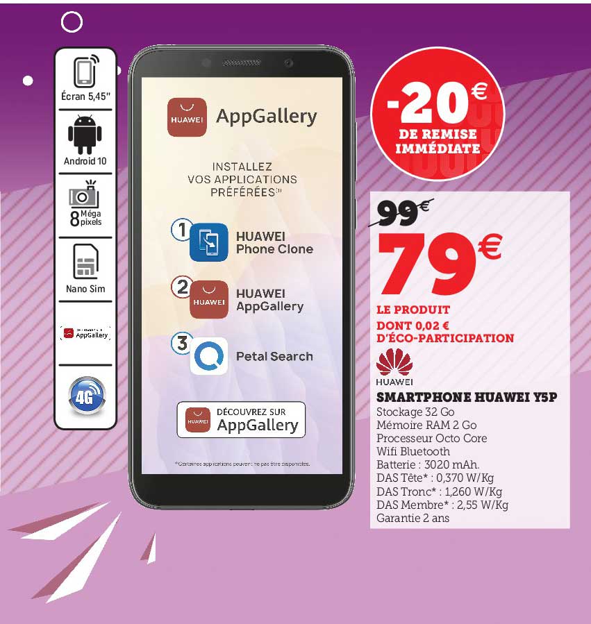 smartphone huawei y5p