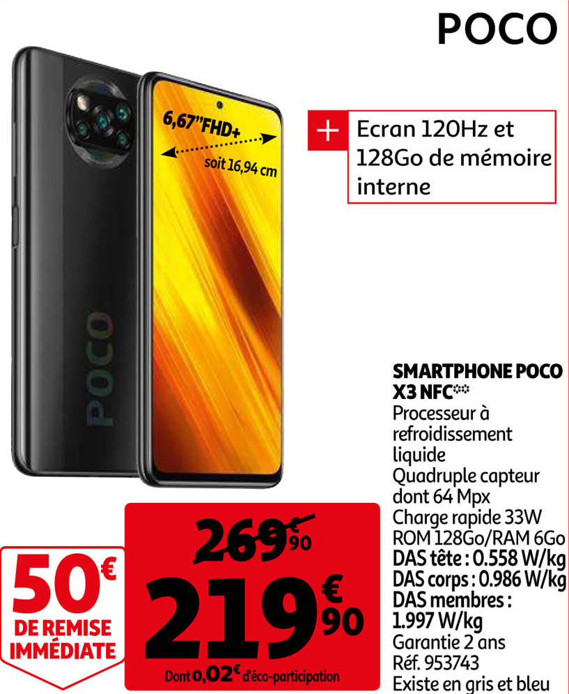 smartphone poco x3 nfc