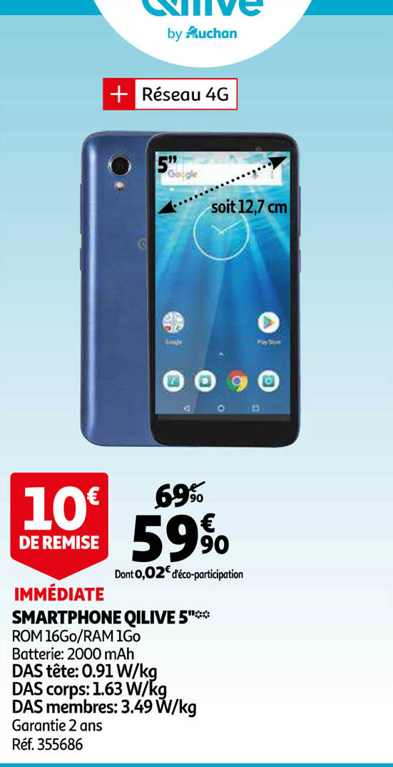Smartphone Qilives 5"