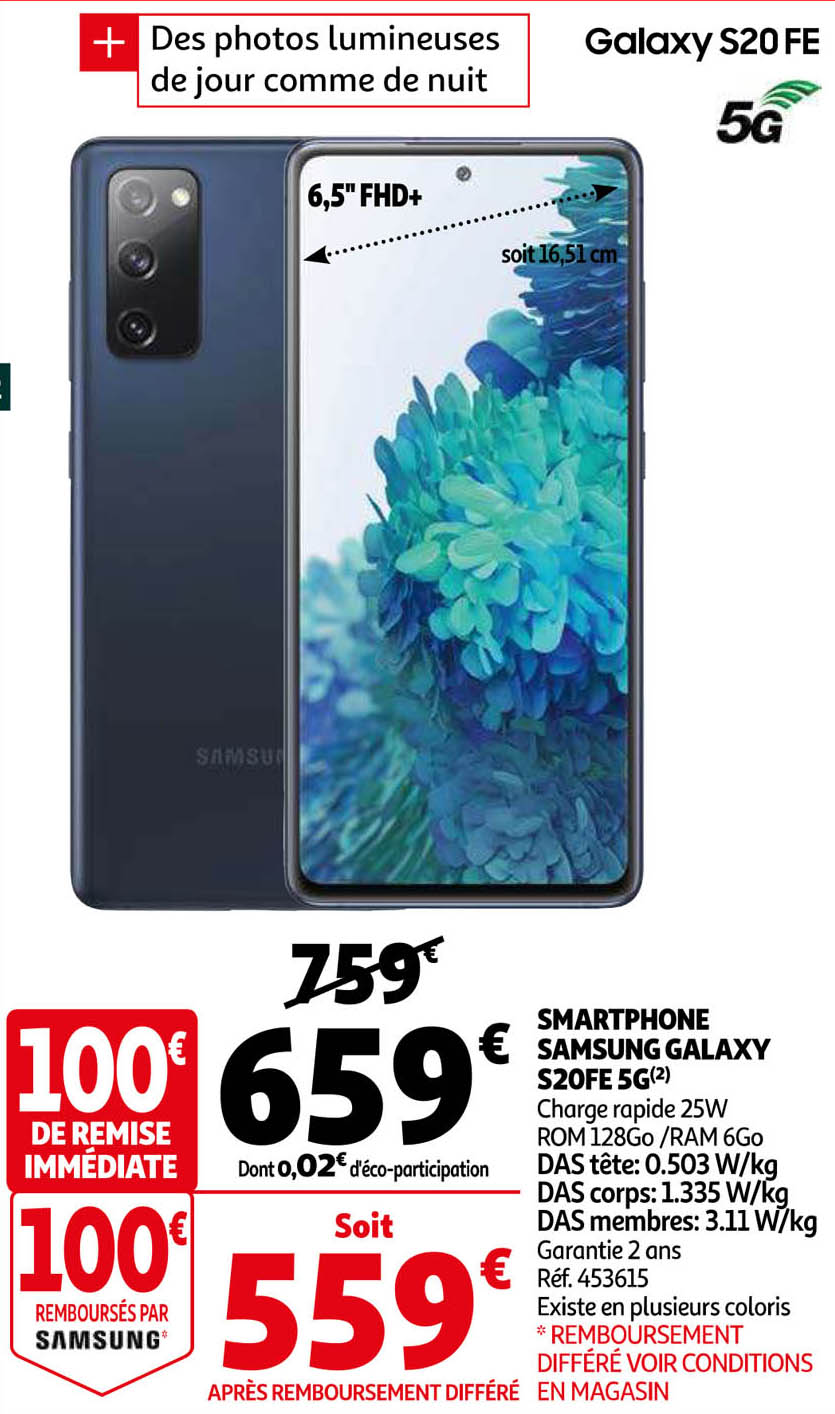 smartphone samsung galaxy s20fe 5g