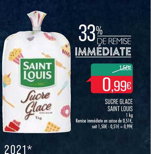 sucre glace saint louis
