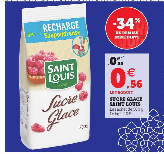 sucre glace saint louis