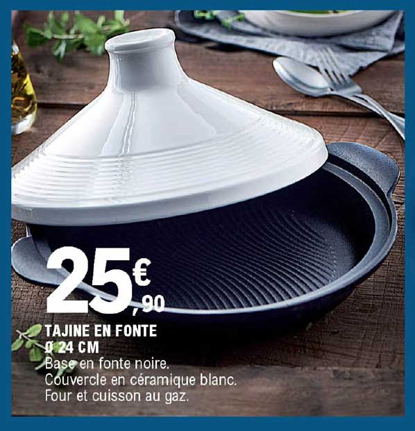 Tajine En Fonte 24 Cm