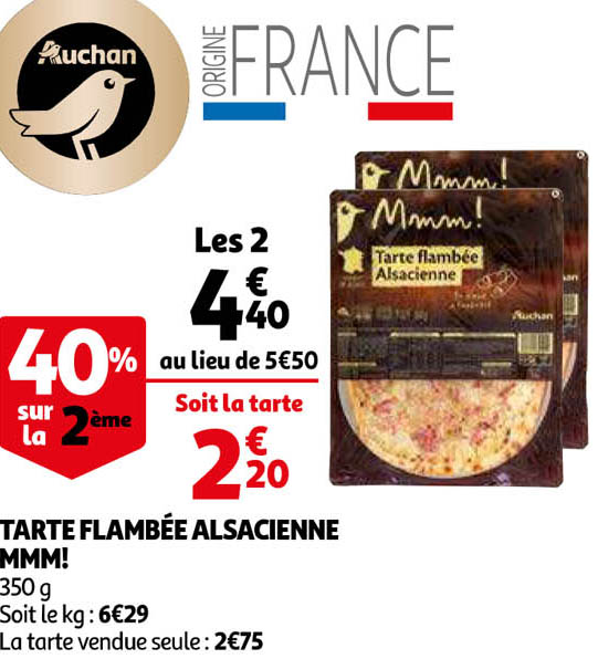 tarte flambée alsacienne mmm!