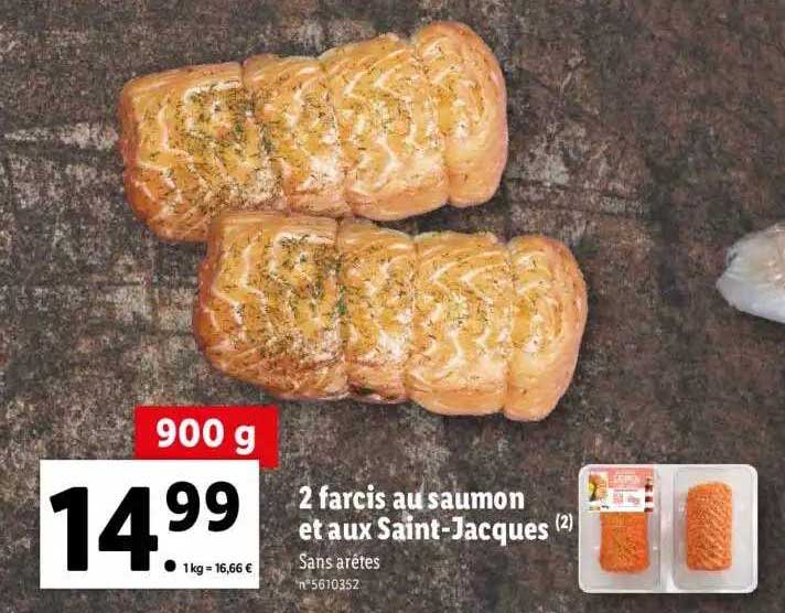 2 Farcis Au Saumon Et Aux Saint-jacques