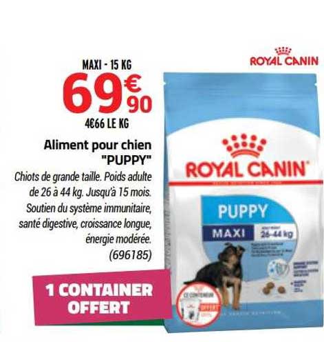 aliment pour chien "puppy" royal canin