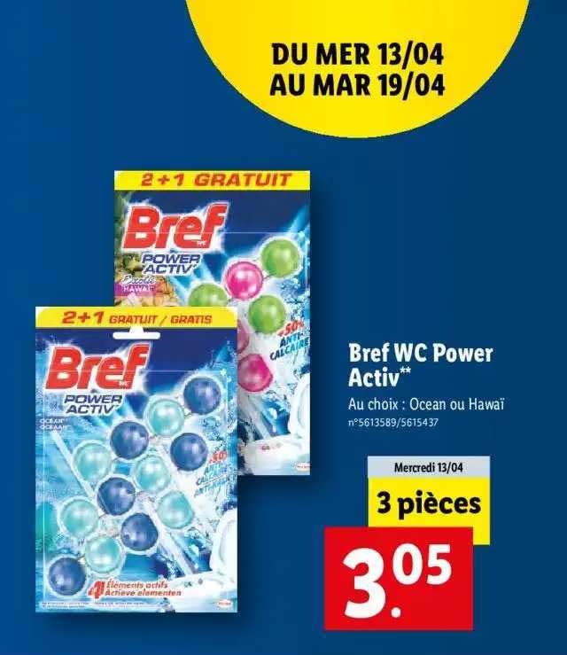 Bref Wc Power Activ