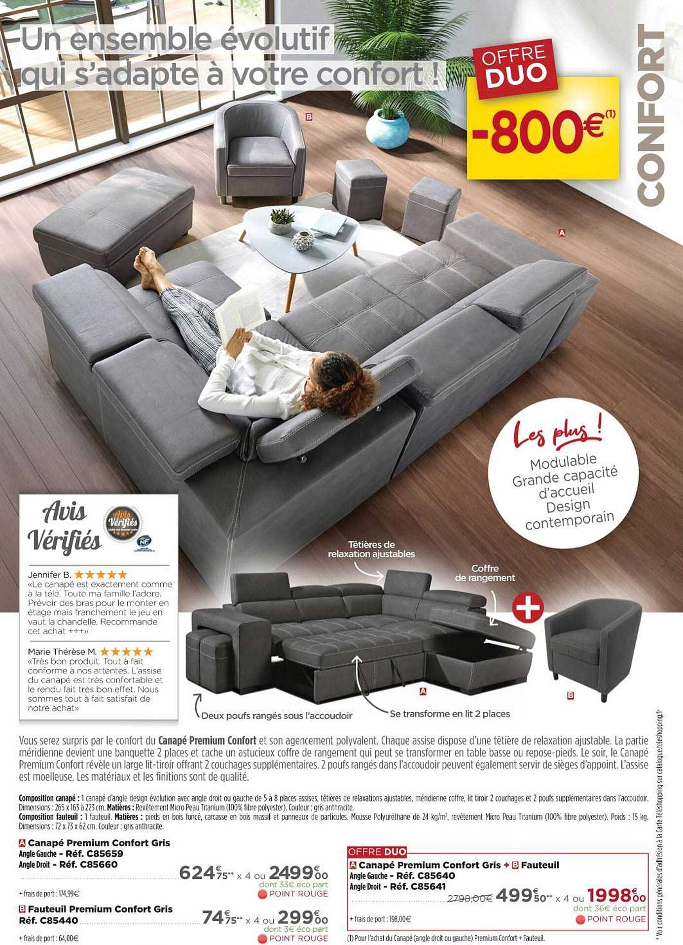 Canapé Premium Confort