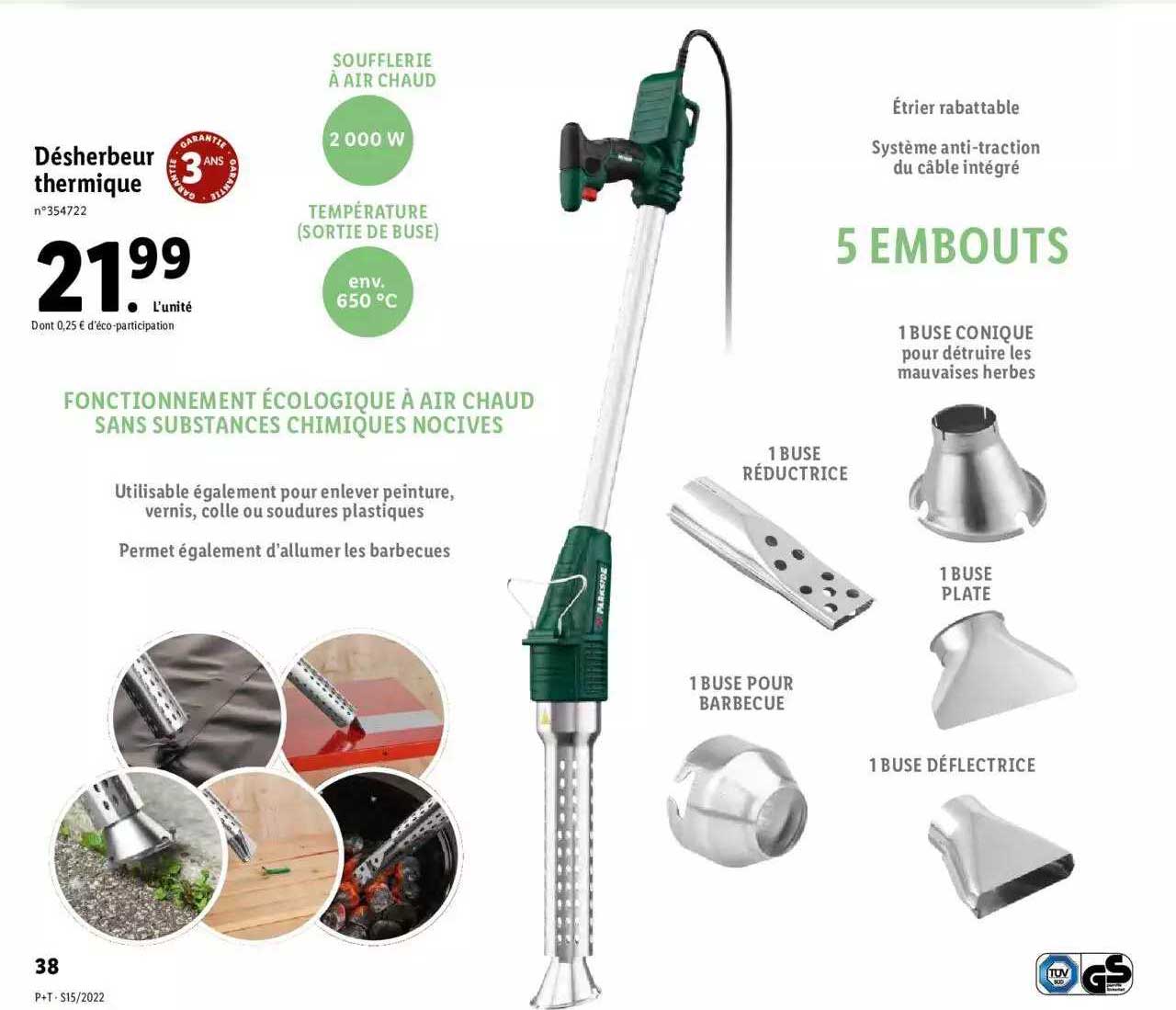 désherbeur thermique