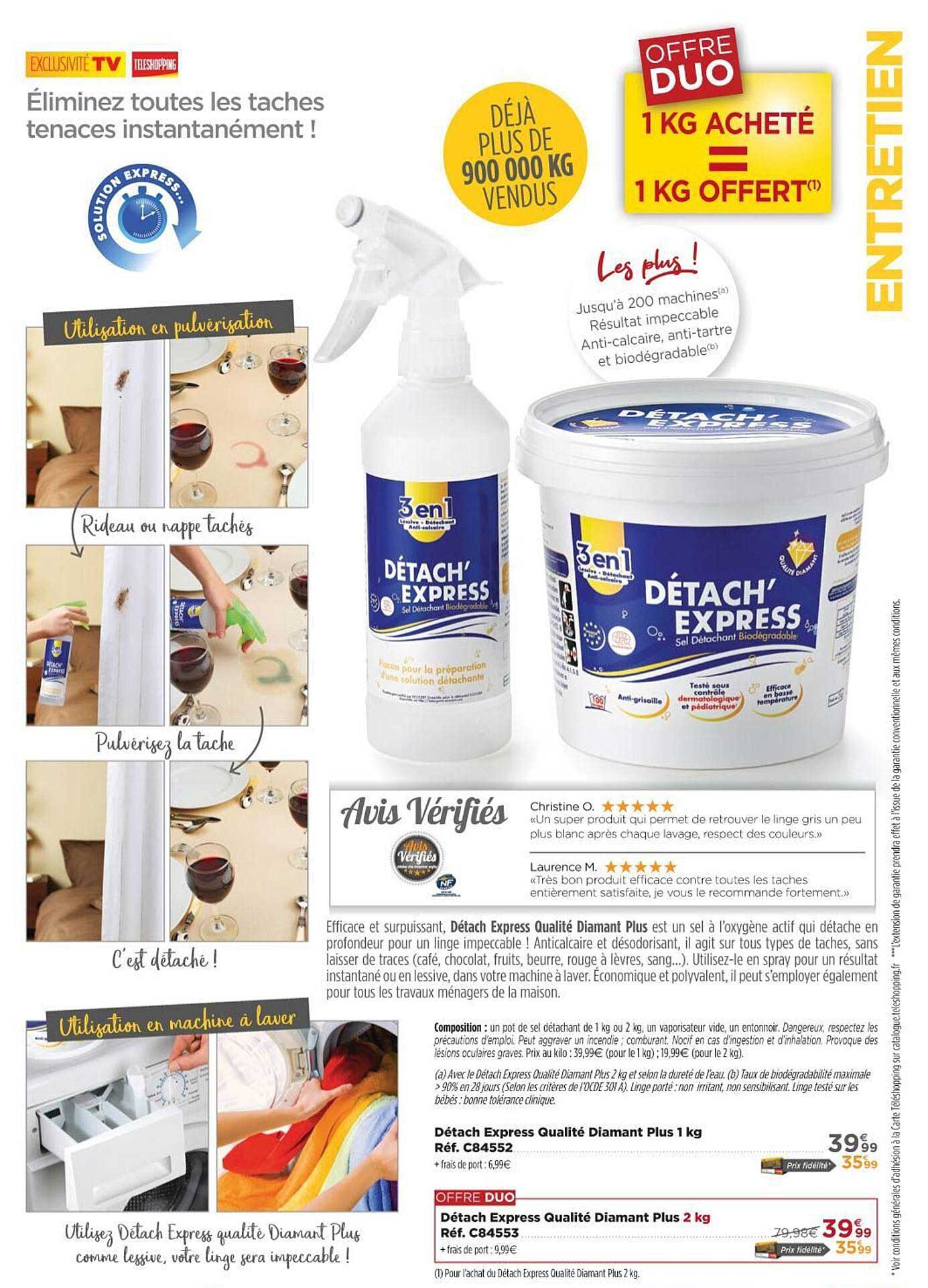 Détach Express Qualité Diamant Plus 1 Kg