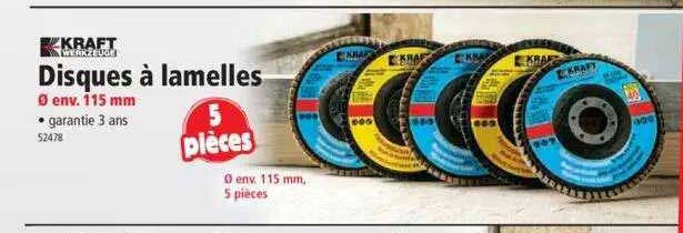 disques à lamelles kraft werkzeuge