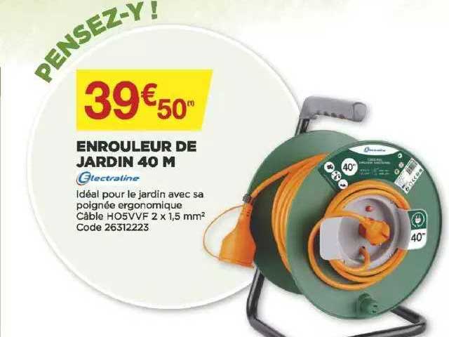 Enrouleur De Jardin 40 M Electratine