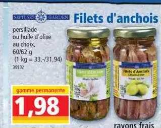 filets d'anchois